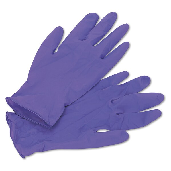 Kimberly-Clark Professional Nitrile Exam Gloves, 242 mm Length, Medium, Purple, PK1000 55082